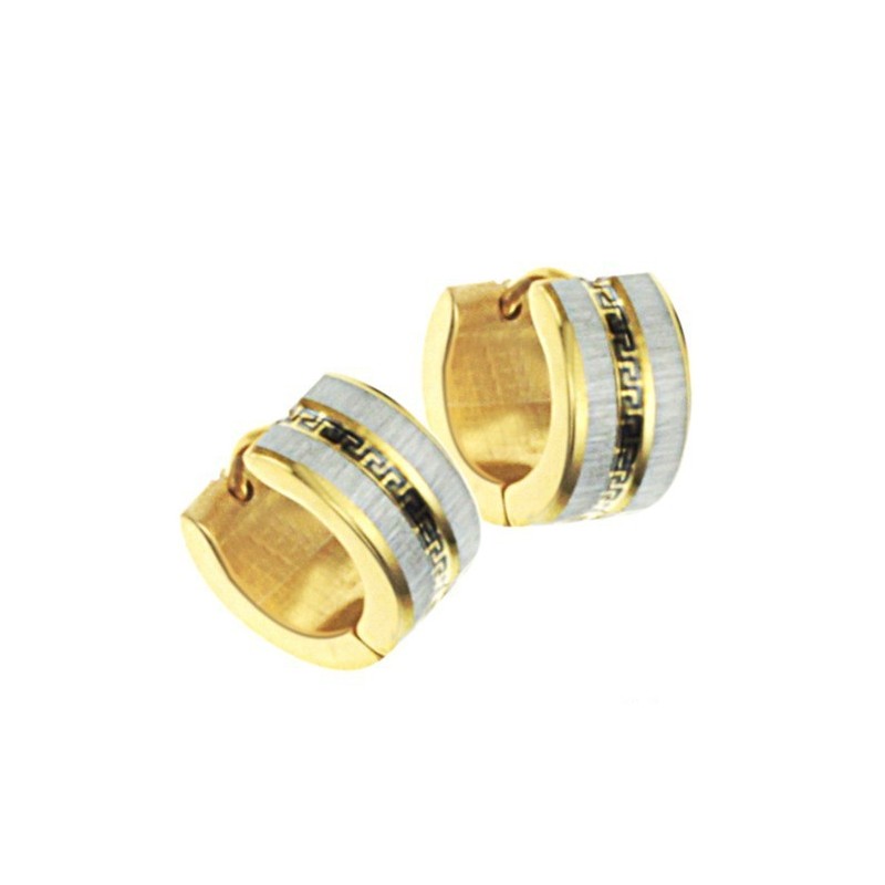 Boucles D'Oreilles En Titane À Motif Mural Pour Femme, Faciles À Utiliser