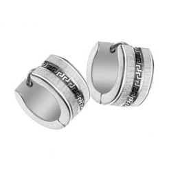 Boucles D'Oreilles En Titane À Motif Mural Pour Femme, Faciles À Utiliser