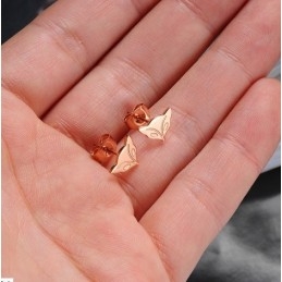 Boucles D'Oreilles En Titane En Forme De Renard Femelle De Qualité Supérieure