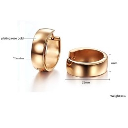 Bien Connu Pour Ses Boucles D'Oreilles En Titane Pour Femmes De Haute Qualité