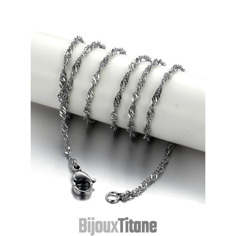 Chaîne En Titane Water Wave De Haute Qualité Chaîne En Titane Water Wave De Haute Qualité