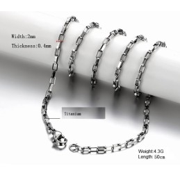 Bien Connu Pour Sa Chaîne En Titane Hypoallergénique De Haute Qualité