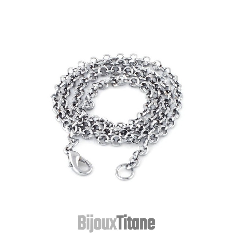 Chaîne En Titane À Boucle Mâle De Qualité Et De Quantité Garanties