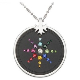 Collier Pelelith En Titane Avec Diamant, Réputé Pour Sa Qualité Supérieure