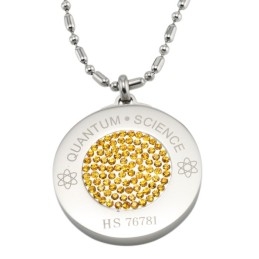 Collier En Titane Pelelith Avec Diamant, Réputation Fiable Et Santé