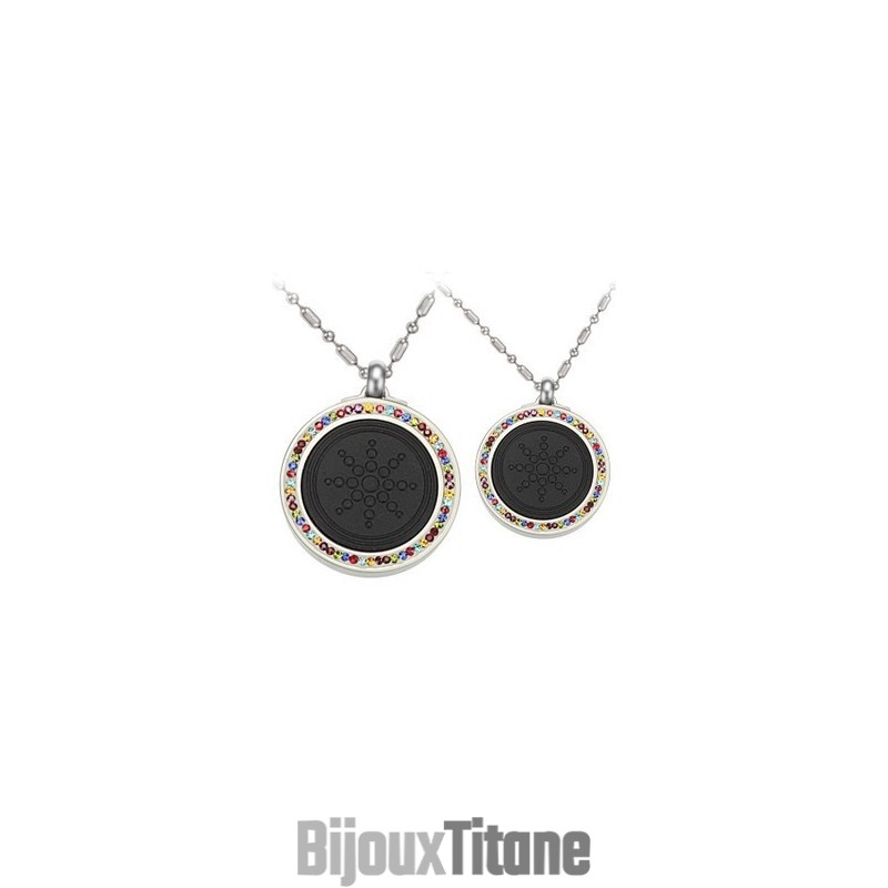 Collier En Titane Pelelith Avec Diamant, Qualité Et Quantité Garanties Pour Les Amoureux Collier En Titane Pelelith Avec Diamant, Qualité Et Quantité Garanties Pour Les Amoureux
