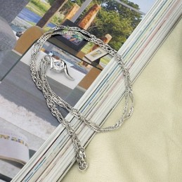 Collier En Titane Plaqué Pour Femme, De Qualité Stable, Avec Diamant