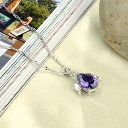 Collier Rétro En Titane Plaqué Platine Pour Femme, Grande Variété