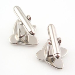 Boutons De Manchette Abeille En Titane Et Diamants