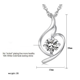 Collier En Titane Plaqué Avec Diamant, La Reine De La Mode Féminine De Qualité