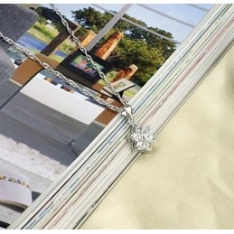 Collier En Titane Plaqué Avec Strass Pour Femme