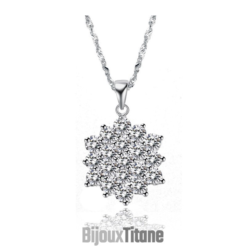 Collier En Titane Plaqué Platine Étoilé Pour Femme, Qualité Et Quantité Garanties Collier En Titane Plaqué Platine Étoilé Pour Femme, Qualité Et Quantité Garanties