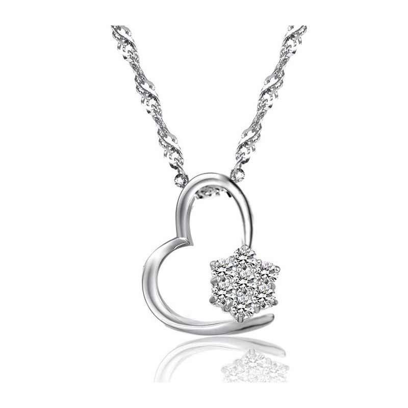 Collier En Titane Plaqué Pour Femme, De Qualité Stable, Avec Diamant