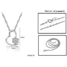 Collier En Titane Plaqué Pour Femme, De Qualité Stable, Avec Diamant