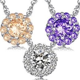Collier En Titane Plaqué Platine Pour Femme, Réputé Pour Sa Qualité Supérieure