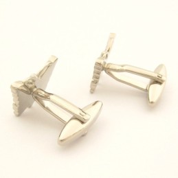 Boutons De Manchette Papillon En Titane Avec Diamants