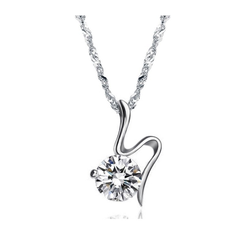 Collier Rétro En Titane Plaqué Platine Pour Femme De Haute Qualité Collier Rétro En Titane Plaqué Platine Pour Femme De Haute Qualité