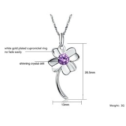 Collier En Titane Plaqué En Forme De Trèfle Pour Femme, Durable Et À Utiliser