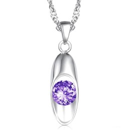 Collier En Titane Plaqué Pour Femme Avec Diamant, Qualité Et Quantité Garanties