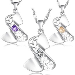 Collier En Titane Plaqué Platine Pour Femme De Haute Qualité
