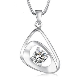 Collier En Titane Plaqué Platine Pour Femme, Qualité Et Quantité Garanties