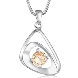 Collier En Titane Plaqué Platine Pour Femme, Qualité Et Quantité Garanties