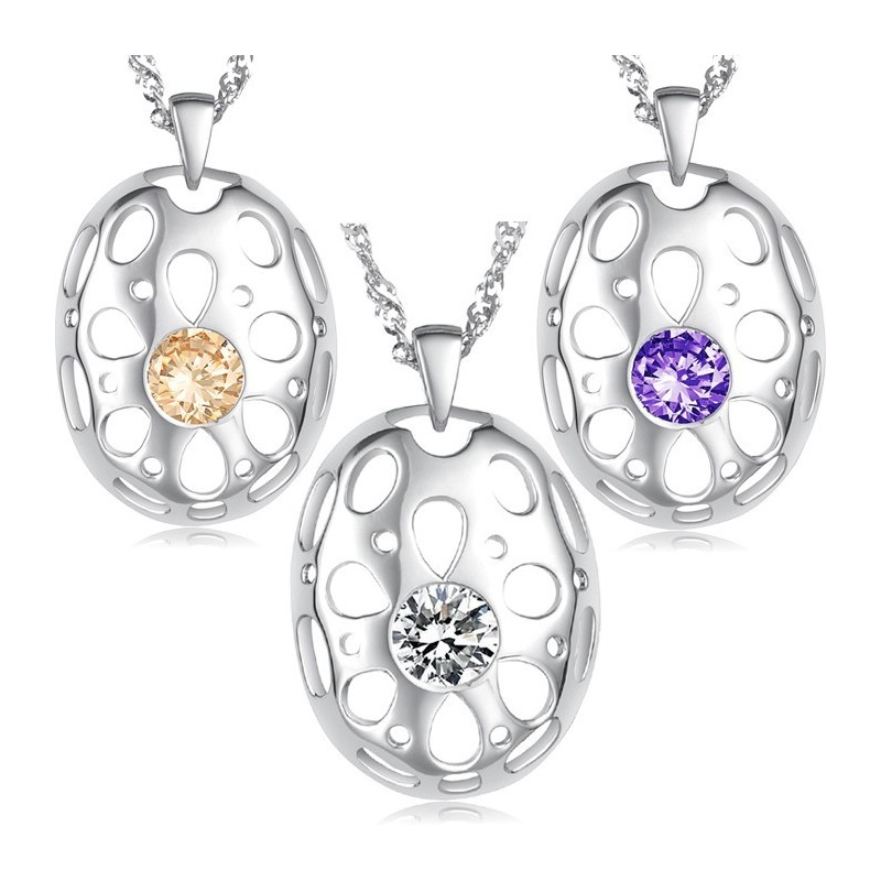Collier En Titane Plaqué Platine Hypoallergénique Pour Femme De Renommée Mondiale