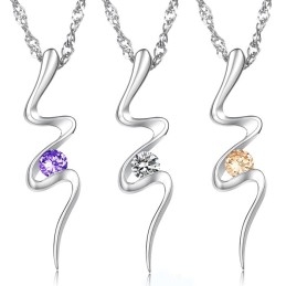 Collier En Titane Plaqué Platine, Hypoallergénique Et De Qualité Fiable Pour Femme