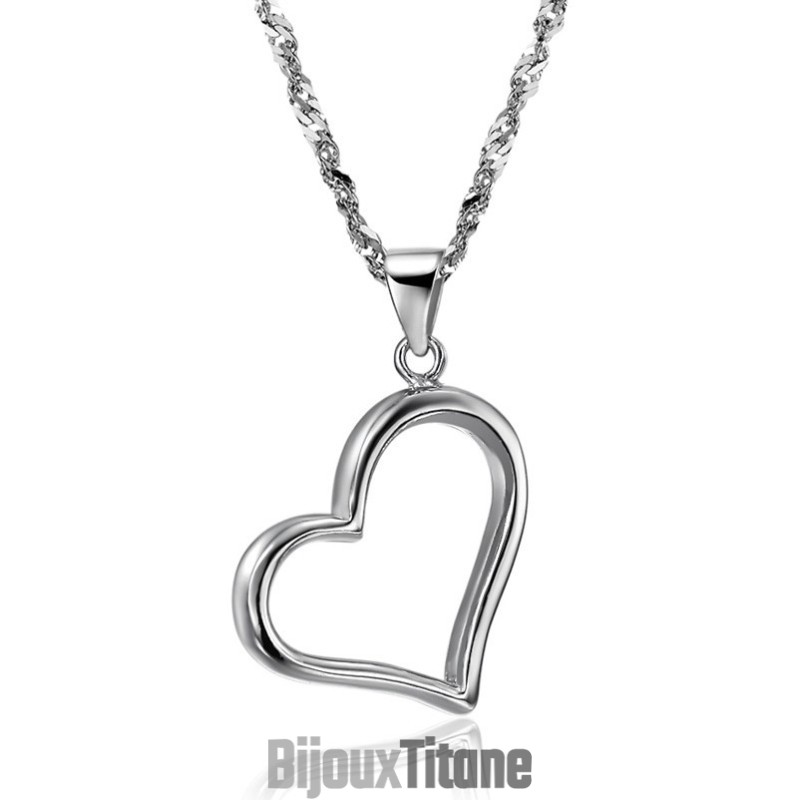 Collier En Titane Plaqué Platine Pour Femme, Entièrement Conforme Aux Spécifications Collier En Titane Plaqué Platine Pour Femme, Entièrement Conforme Aux Spécifications