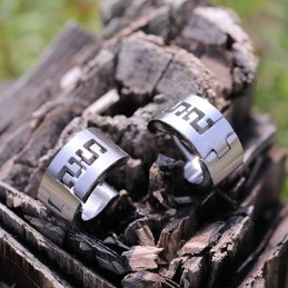 Boucles D'Oreilles En Titane Pour Hommes