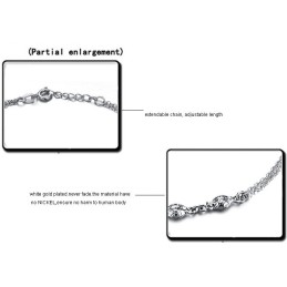 Bracelet De Cheville En Titane Plaqué Platine En Forme De Poisson Pour Femme D'Excellente Qualité