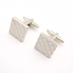 Boutons De Manchette En Titane Simple Elegance