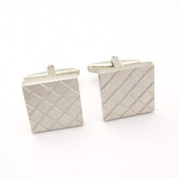 Boutons De Manchette En Titane Simple Elegance