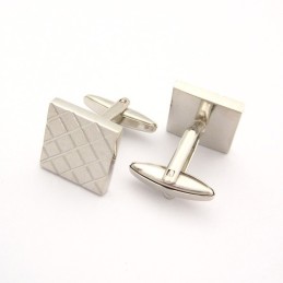 Boutons De Manchette En Titane Simple Elegance