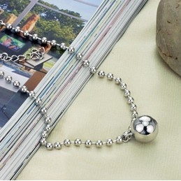 Bracelet De Cheville En Titane Plaqué Platine Pour Femme, De Qualité Fiable