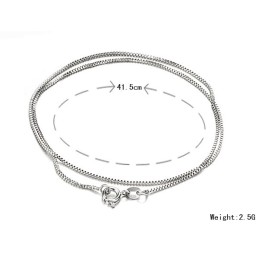 Chaîne En Titane Plaqué Platine Pour Femme, Qualité Et Quantité Garanties