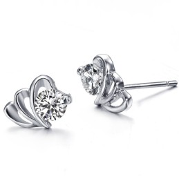 Boucles D'Oreilles En Titane Plaqué Platine Pour Femme, Vendues Dans Le Monde Entier