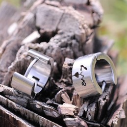 Boucles D'Oreilles En Titane Pour Homme Avec Amour