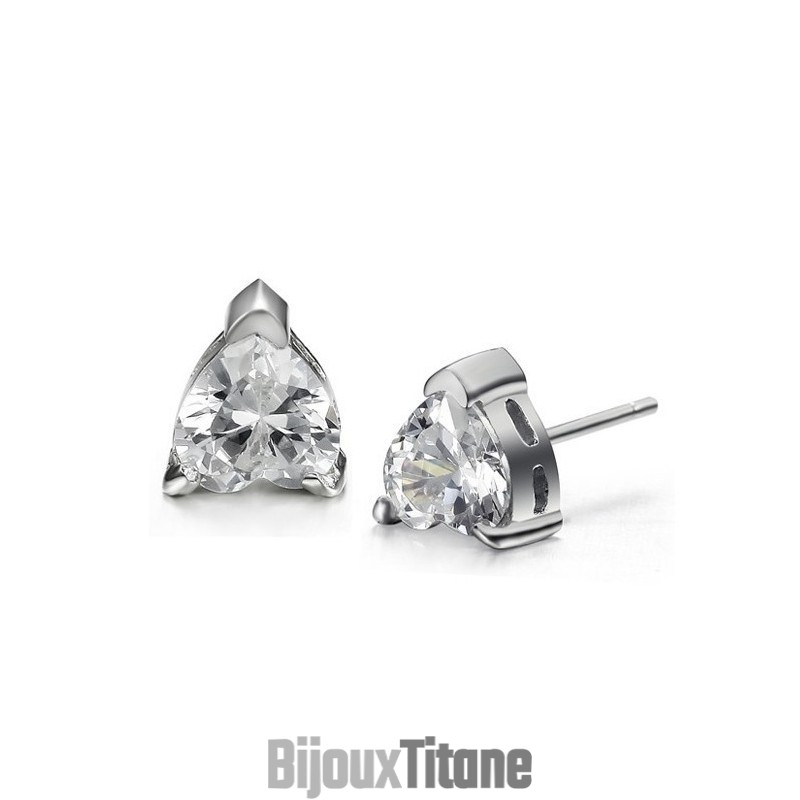Boucles D'Oreilles En Titane Plaqué Platine Hypoallergéniques Pour Femmes D'Excellente Qualité Boucles D'Oreilles En Titane Plaqué Platine Hypoallergéniques Pour Femmes D'Excellente Qualité