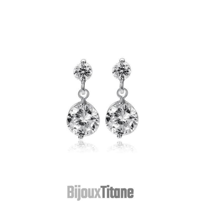 Boucles D'Oreilles En Titane Plaqué Platine Pour Femmes, Hypoallergéniques, De Qualité Et De Quantité Garanties Boucles D'Oreilles En Titane Plaqué Platine Pour Femmes, Hypoallergéniques, De Qualité Et De Quantité Garanties