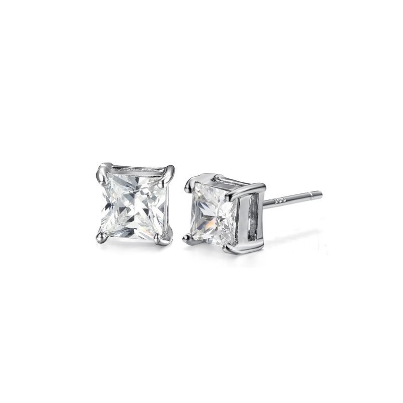 Boucles D'Oreilles En Titane Plaqué Platine, Hypoallergéniques, De Qualité Stable Pour Femmes Boucles D'Oreilles En Titane Plaqué Platine, Hypoallergéniques, De Qualité Stable Pour Femmes