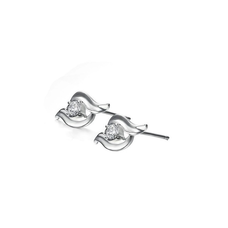 Boucles D'Oreilles En Titane Plaqué Platine Hypoallergéniques De Haute Qualité Pour Femmes Boucles D'Oreilles En Titane Plaqué Platine Hypoallergéniques De Haute Qualité Pour Femmes