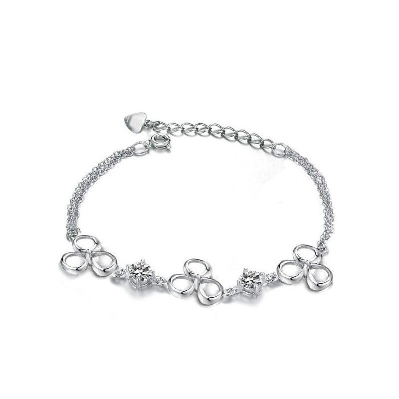 Bracelet En Titane Plaqué Platine Pour Femme De Qualité Supérieure Avec Cristal Violet Bracelet En Titane Plaqué Platine Pour Femme De Qualité Supérieure Avec Cristal Violet