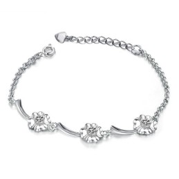 Bracelet En Titane Plaqué Platine Pour Femme, Qualité Et Quantité Garanties