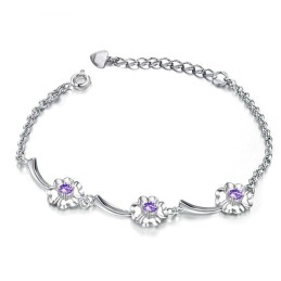 Bracelet En Titane Plaqué Pour Femme, Qualité Et Quantité Garanties