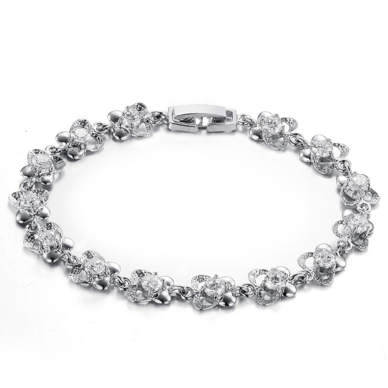 Bracelet En Titane Plaqué Platine Pour Femme, Grande Variété Bracelet En Titane Plaqué Platine Pour Femme, Grande Variété