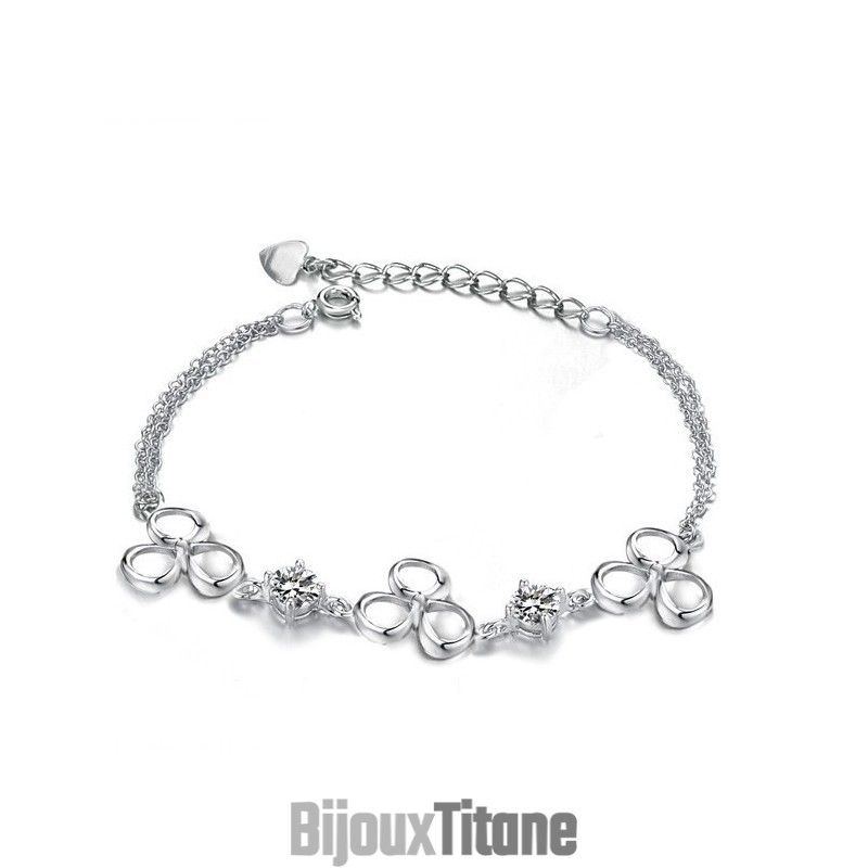 Bracelet En Titane Plaqué Platine Résistant À La Décoloration Pour Femme, Grande Variété Bracelet En Titane Plaqué Platine Résistant À La Décoloration Pour Femme, Grande Variété