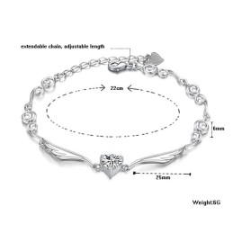 Bracelet En Titane Plaqué Pour Femme D'Excellente Qualité