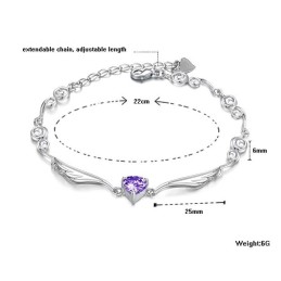 Bracelet En Titane Plaqué Pour Femme D'Excellente Qualité
