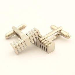 Boutons De Manchette Microphone En Titane Tendance